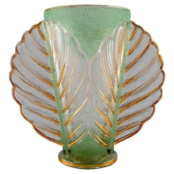 photo furniture Pierre Gire, Aka Pierre D'avesn, Rare Art Deco Vase In Art Glass