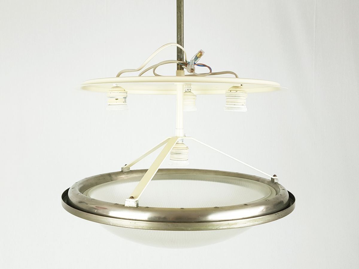 photo vinterior Glass Kappa Ceiling Lamp By Sergio Mazza