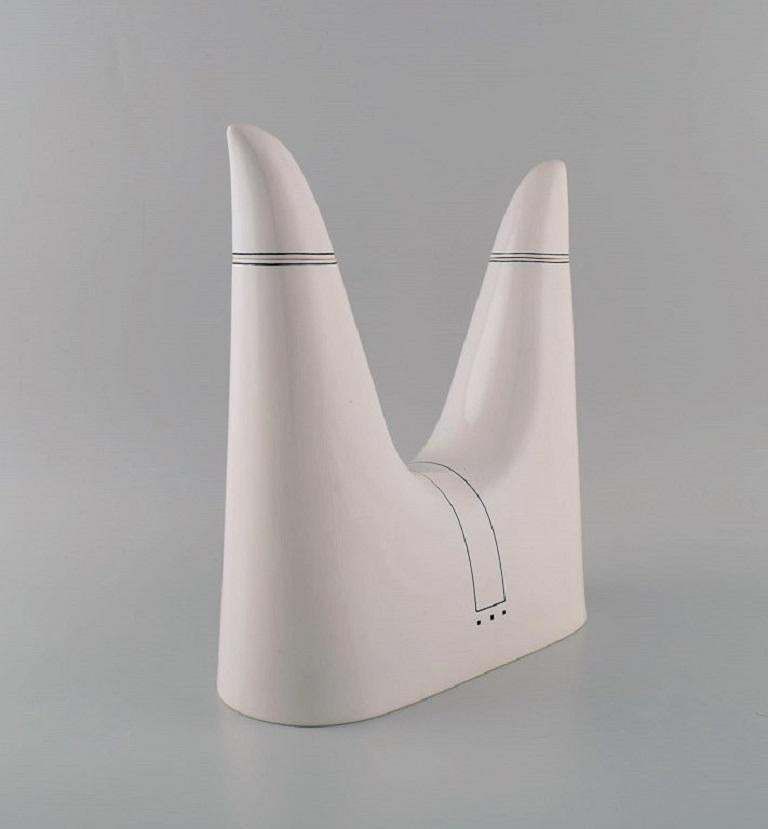 Heide Warlamis For Vienna Collection, Funkis Porcelain Teapot, Austria, 1980s photo Home Decor
