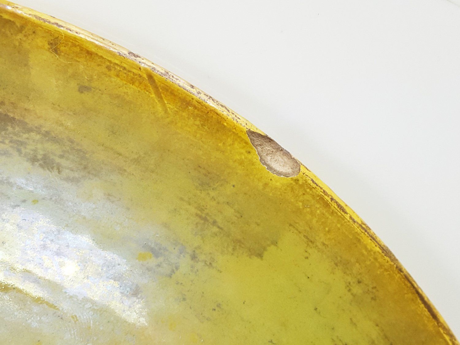 Mid Century Modern Decorative Green Ceramic Plate With Still Life By Pietro Melandri photo vinterior