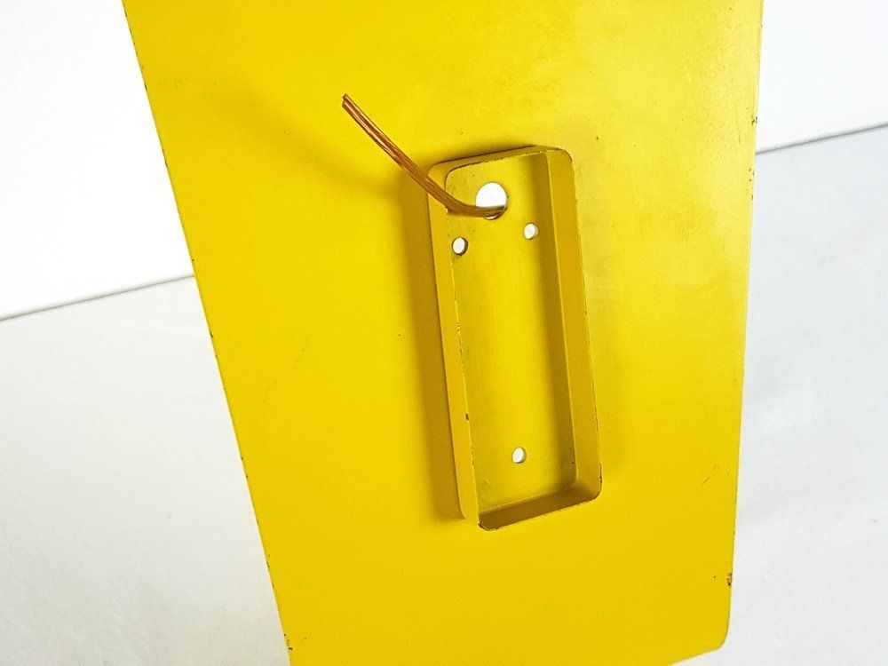 Mid Century Italian Yellow Metal And Opaline Glass Sconce photo vintage