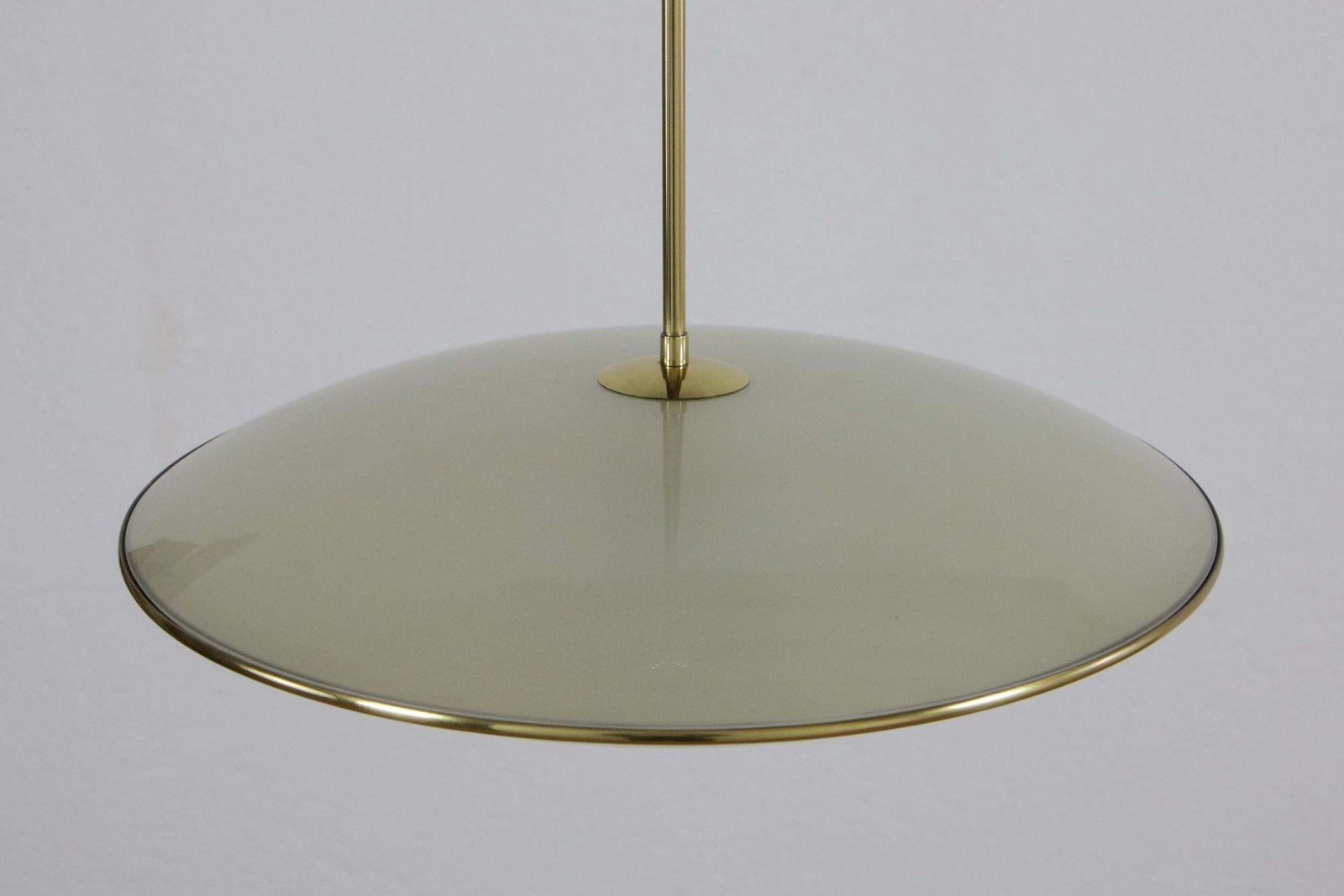 Italian Mid Century Modern Disc Chandelier Or Pendant Lamp, 1950s photo buy
