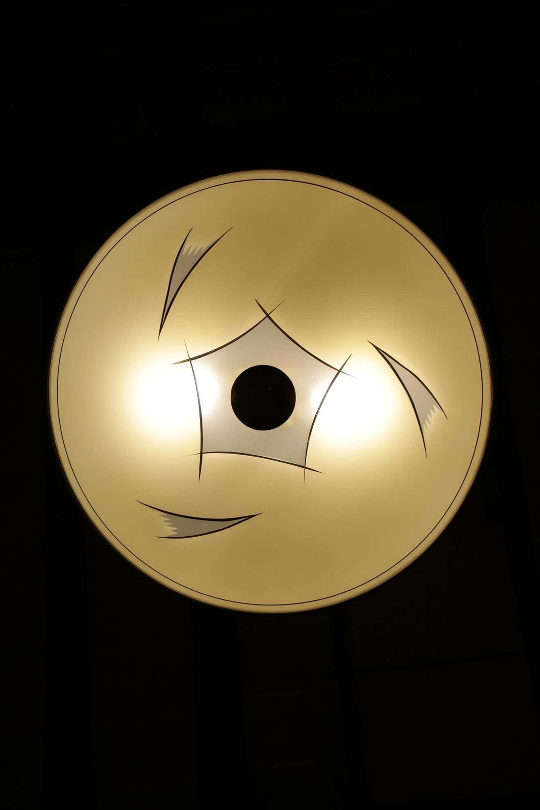 photo buy Italian Mid Century Modern Disc Chandelier Or Pendant Lamp, 1950s