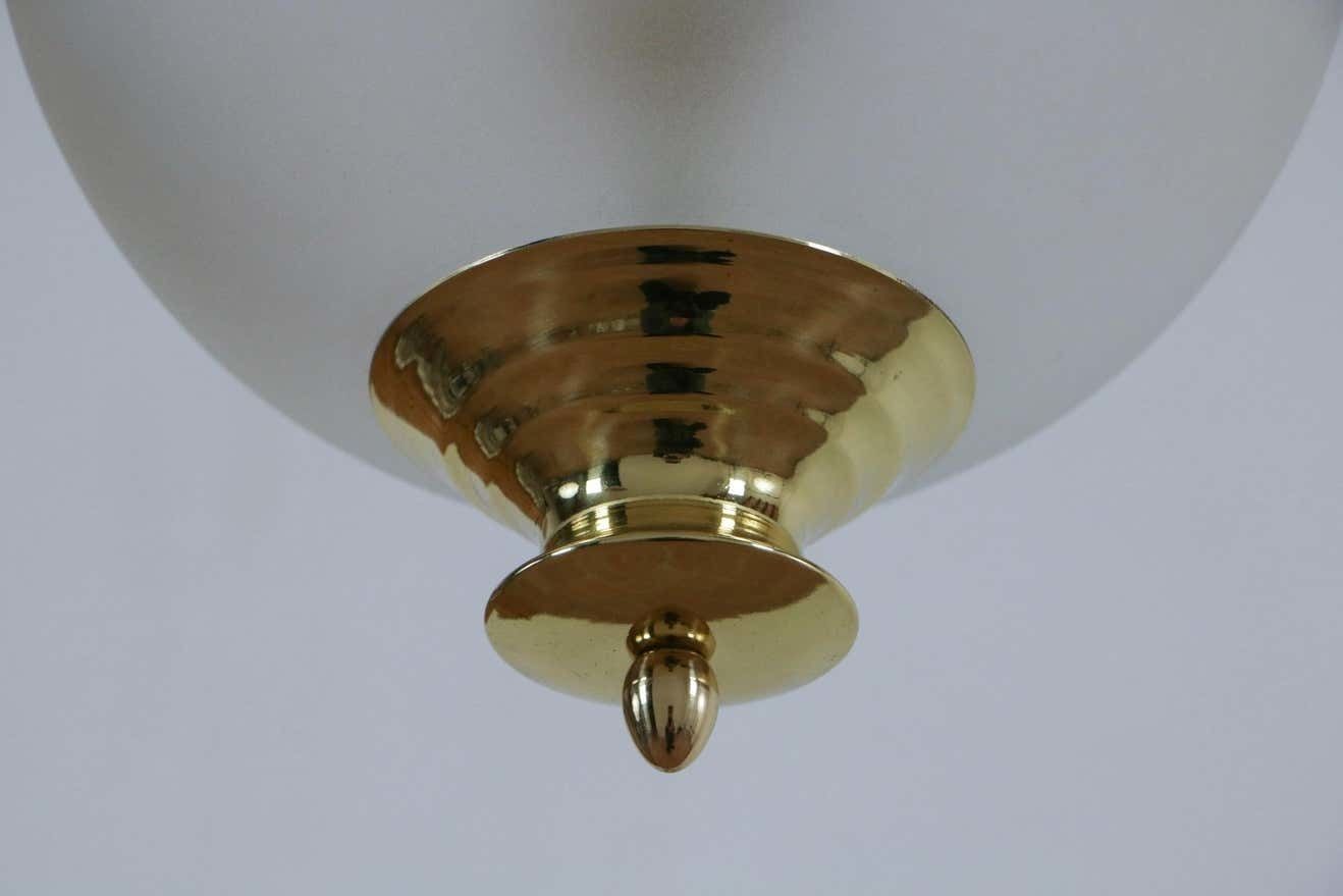 Italian Mid Century Pendant Lamp, Azucena Style, 1960 photo vinterior