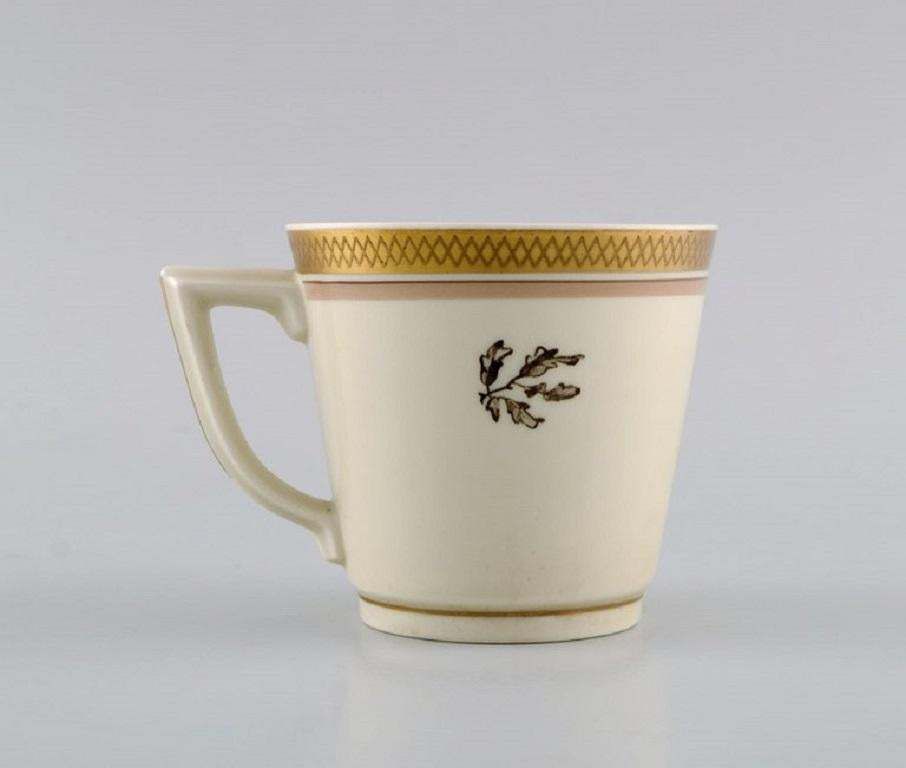 Royal Copenhagen Golden Horns Coffee Service For 10 People, 1960s photo for sale