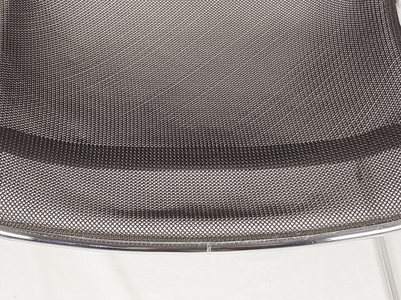Black & Chrome Plated Metal Penelope Armchair By C. Pollock For Anonima Castelli, 1982 photo 430.0