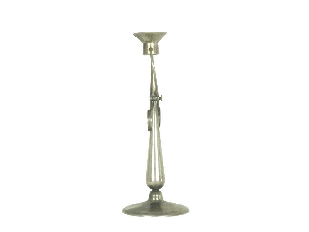 Silver Plated Metal Candleholder By Michele De Lucchi For Produzione Privata, 1996 photo for sale