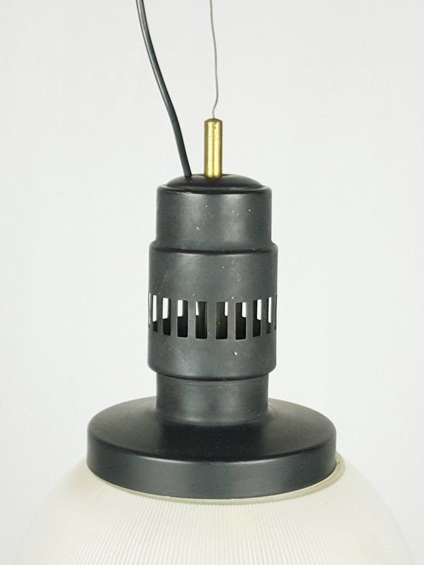 Brass & Molded Glass Shade Pendant Lamp In The Style Of Azucena photo furniture