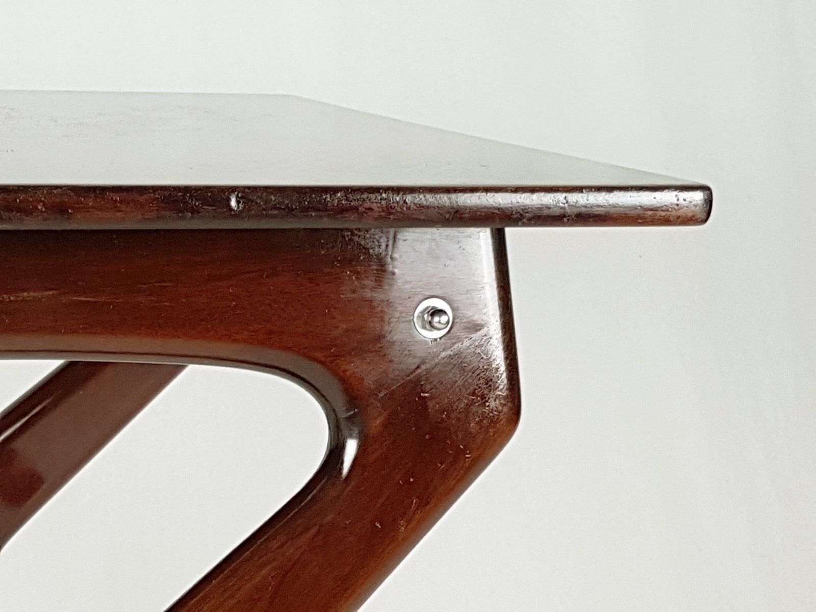 Mid Century Wooden Model 701 Swivel Trolley By Ico Parisi For De Baggis photo 2975.0
