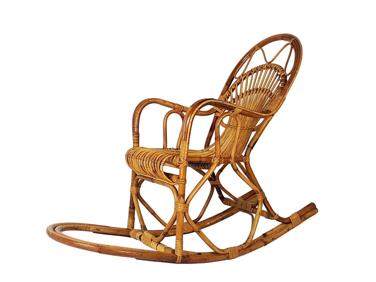 Italian Rocking Chair, 1960s, Vintage