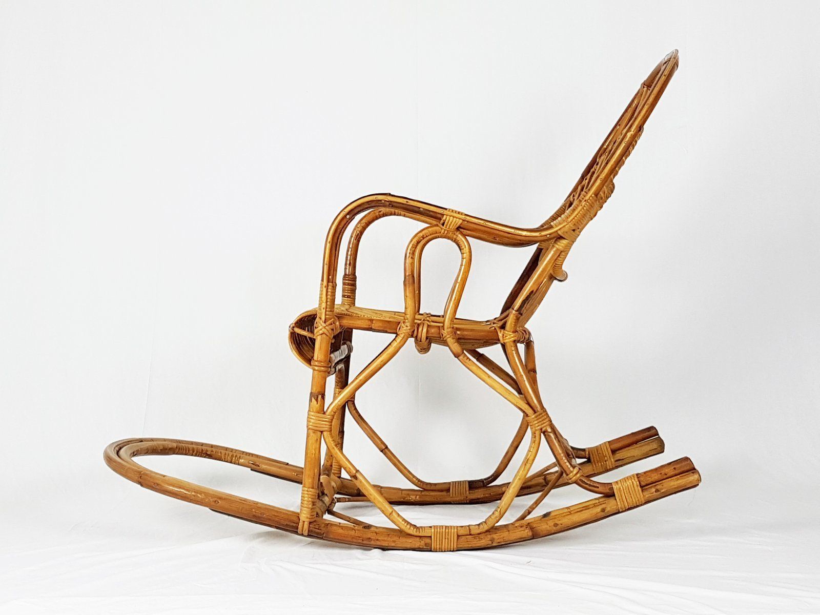 Italian Rocking Chair, 1960s, Vintage photo for sale