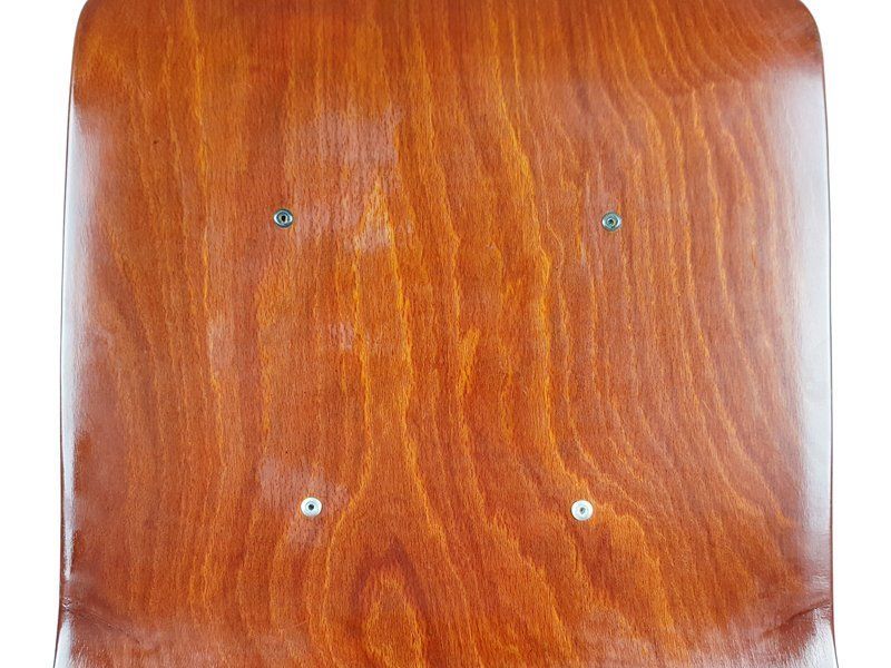photo furniture Black Metal And Pagwood Dining Chairs From Pagholz Flötotto 1960s Set Of 5