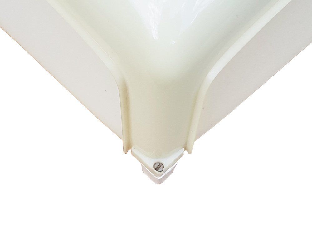Ivory Plastic Cnosso Wall Or Ceiling Lamp By A. Mangiarotti For Artemide 1969 Set Of 5 photo Lighting