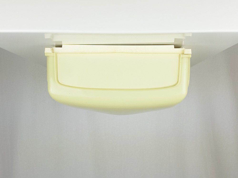 photo furniture Ivory Plastic Cnosso Wall Or Ceiling Lamp By A. Mangiarotti For Artemide 1969 Set Of 5