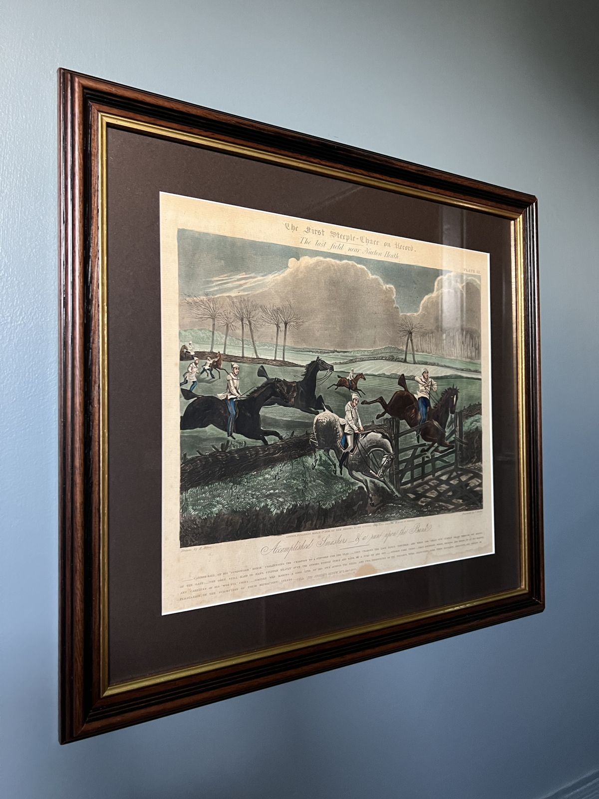 photo buy The First Steeple Chase   Set Of 4 Hand Coloured Aquatints By H Alken And J Harris