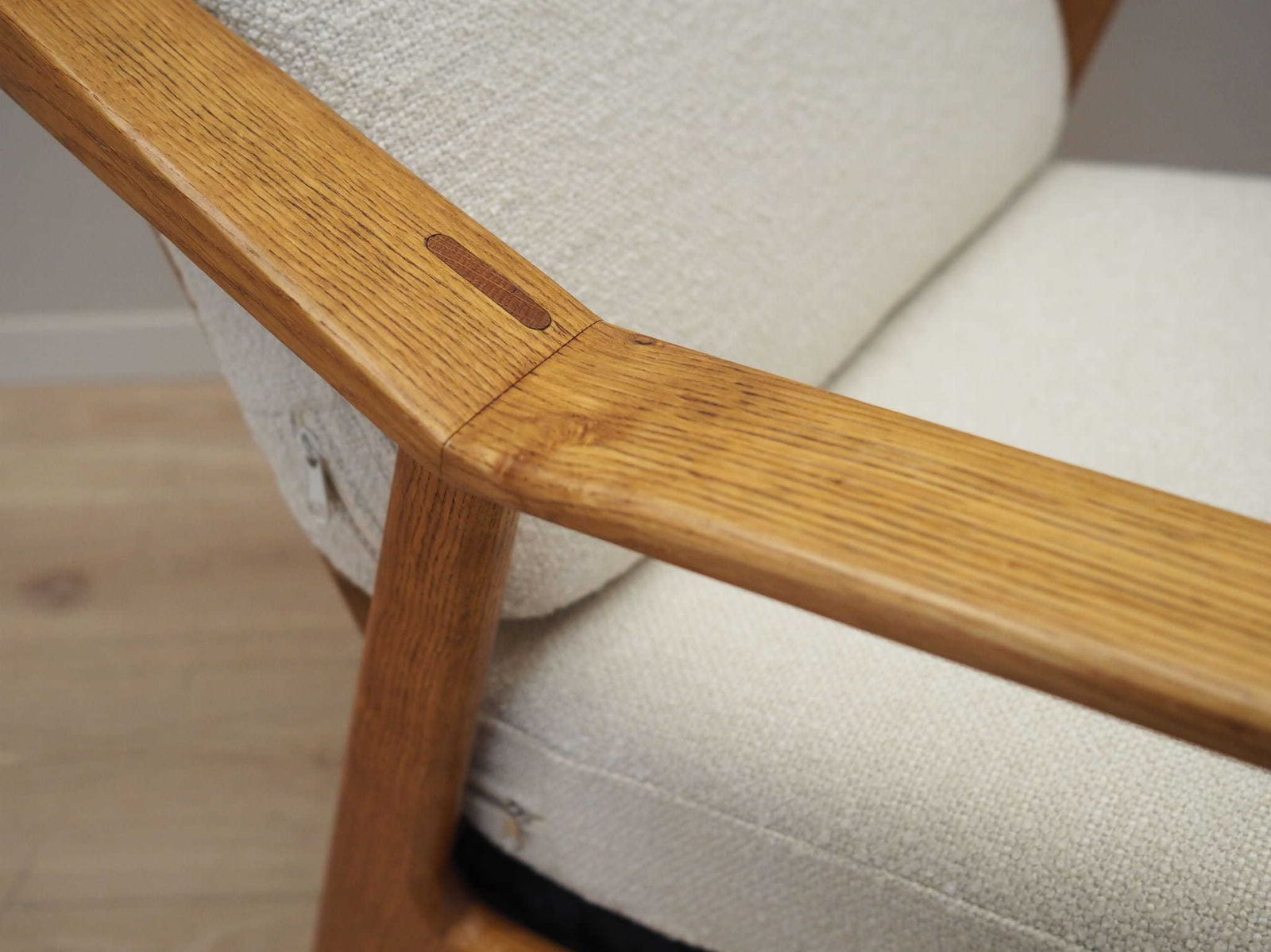 Furniture Oak Armchair, Danish Design, 1960s, Designer: H. Brockmann Petersen, Production: Randers Møbelfabrik photo