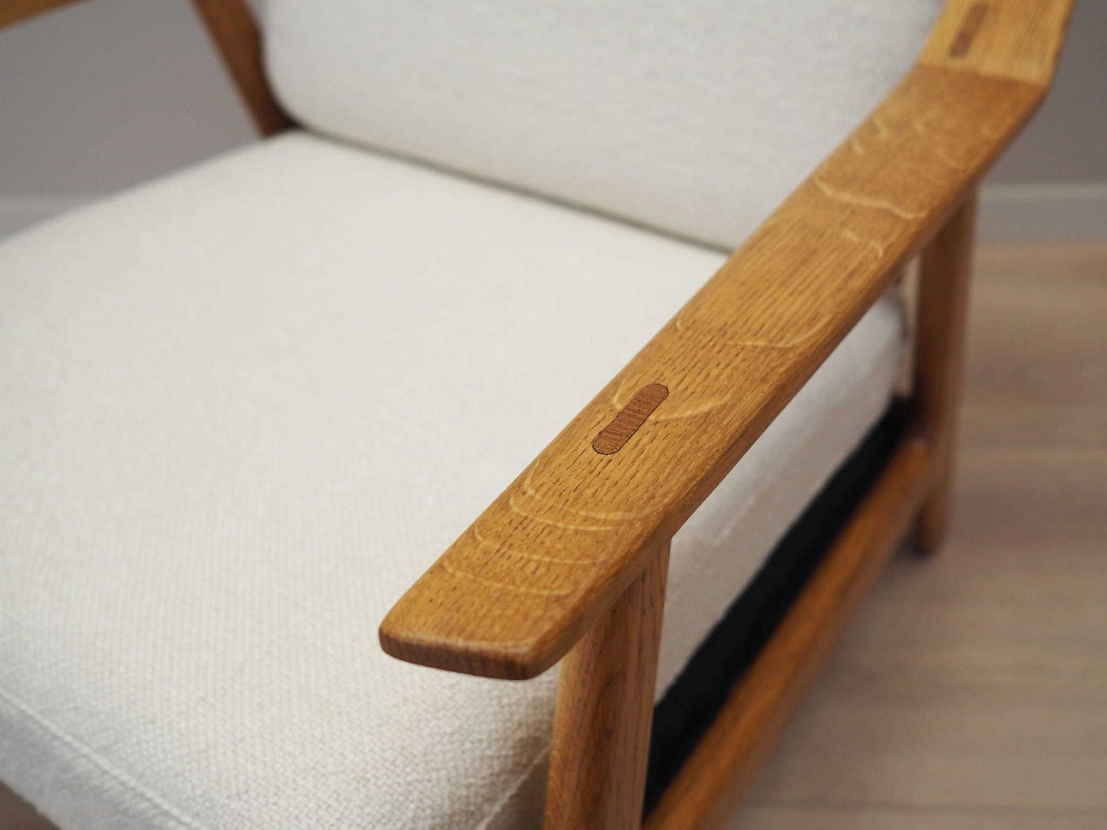 photo vintage Oak Armchair, Danish Design, 1960s, Designer: H. Brockmann Petersen, Production: Randers Møbelfabrik