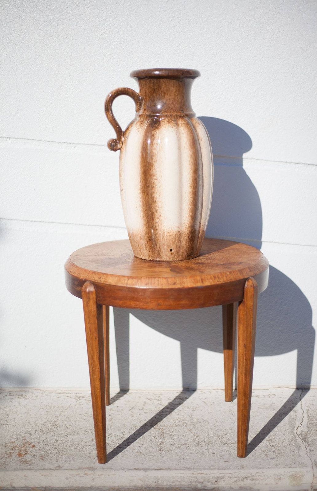 Large Vase Schleurich Keramic Germany 492 44, Flower Pot, Lamp Base, Interior Design, Retro, 70's photo for sale