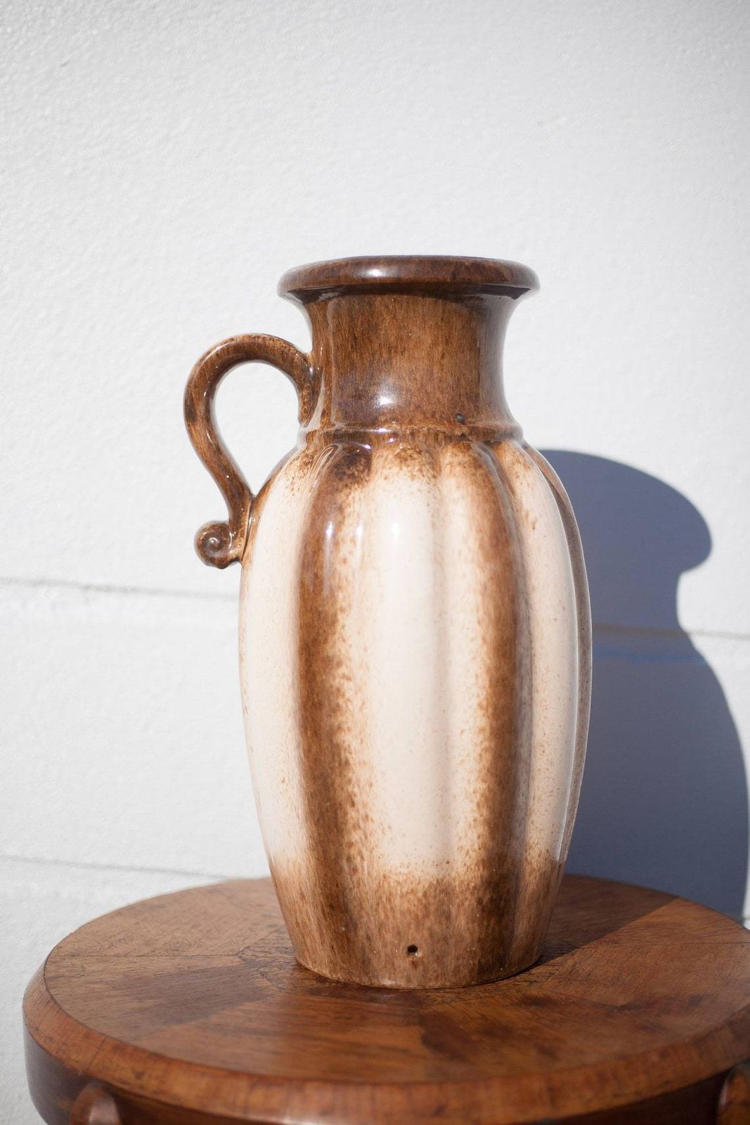 Large Vase Schleurich Keramic Germany 492 44, Flower Pot, Lamp Base, Interior Design, Retro, 70's photo Home Decor