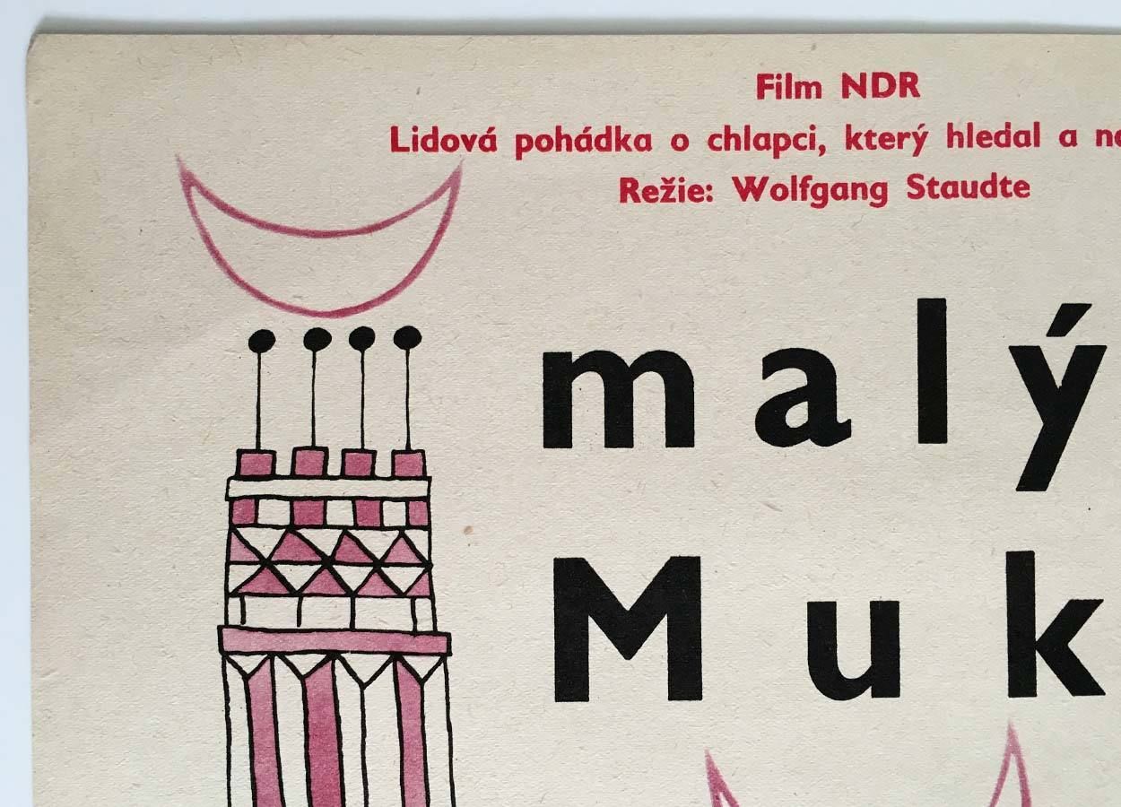 Movie Poster, The Story Of Little Mook, Karel Vodák, 1965 photo for sale