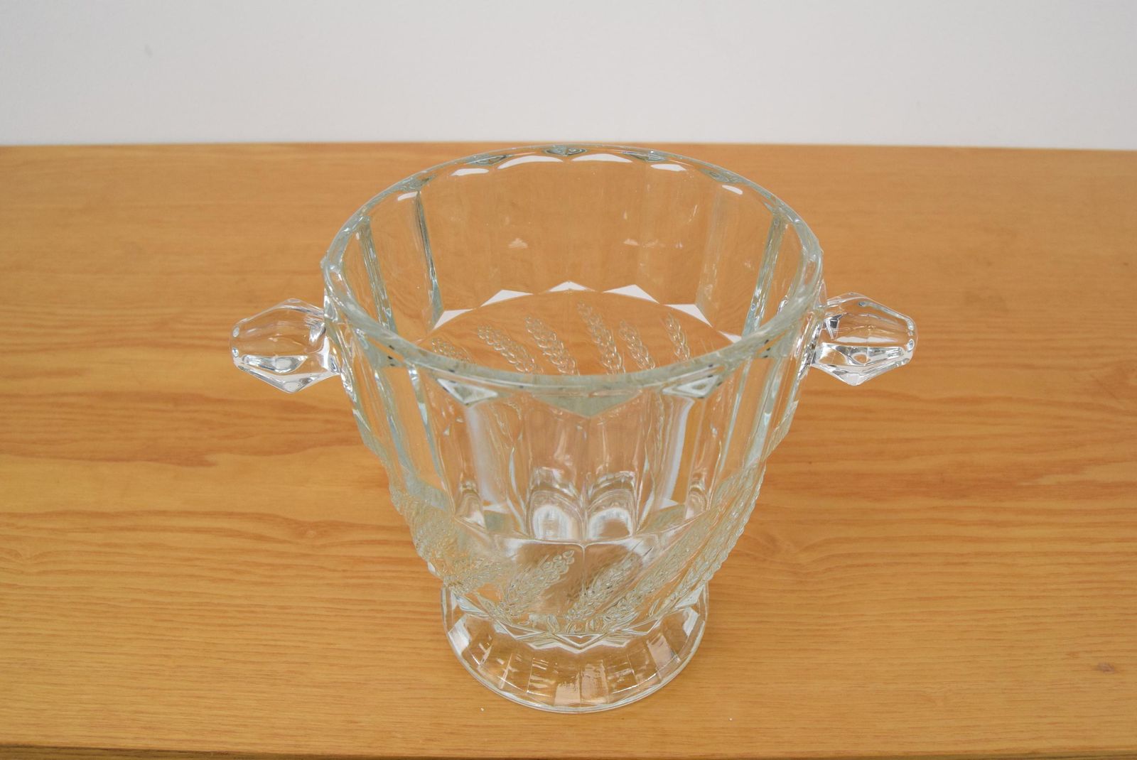 Mid Century Glass Vase Bohemia Glass 1960's photo furniture