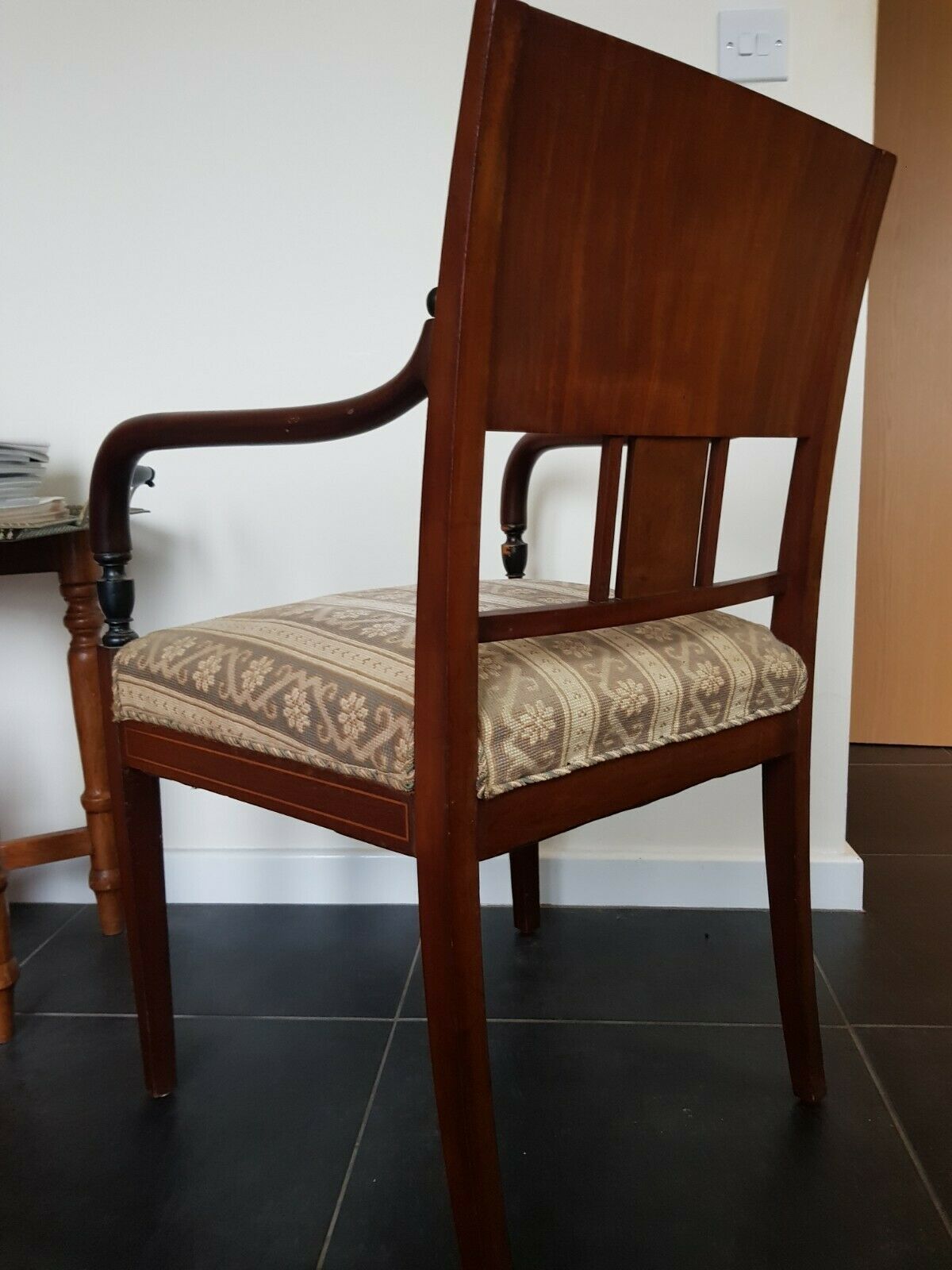 Rare Stunning Mid 19th Century Danish Empire Armchair photo Furniture