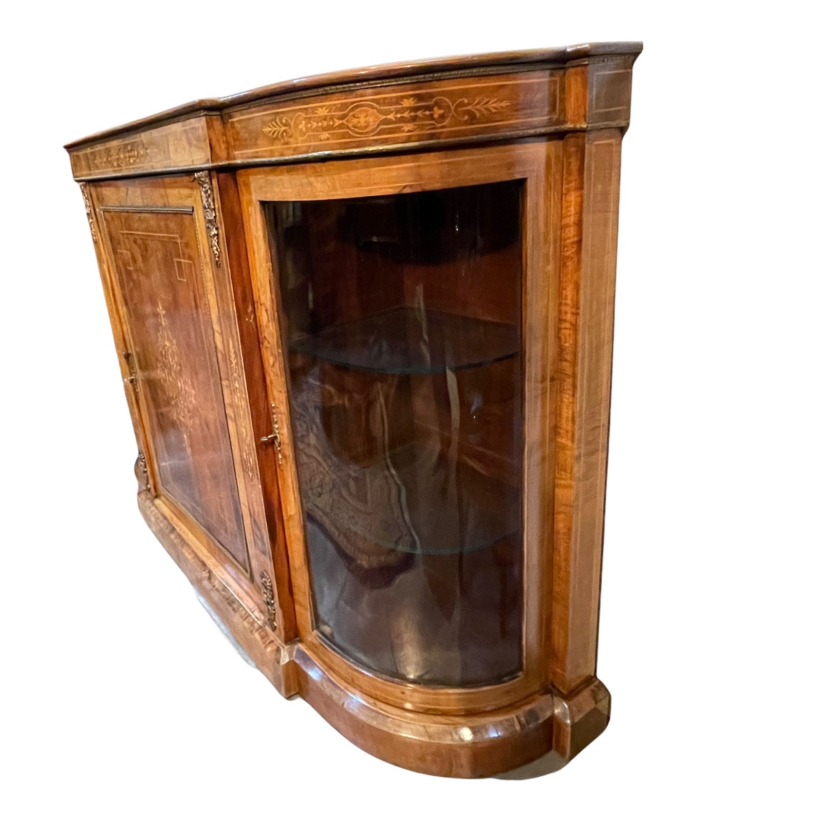 Sideboard With Glass, Vintage End XIX Early XX Century photo Furniture
