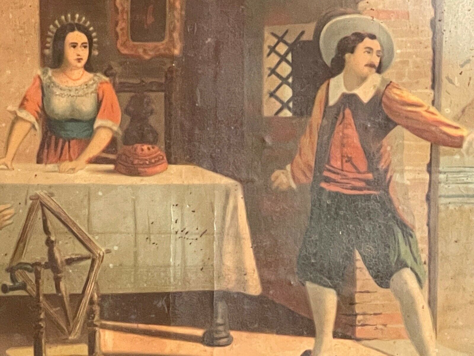 Oliografia To Restore (As Per The Pictures) Pastoral Scene photo for sale