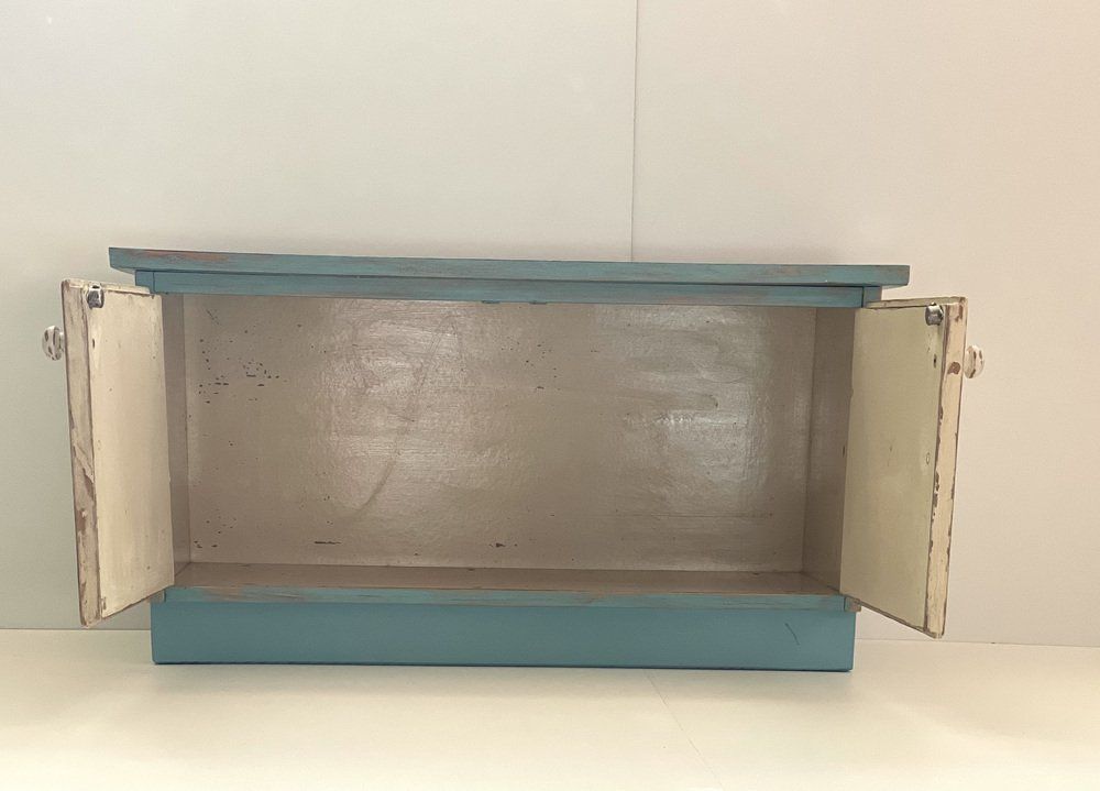 Beige And Cyan Cabinet, 1950s, Vintage photo vinterior