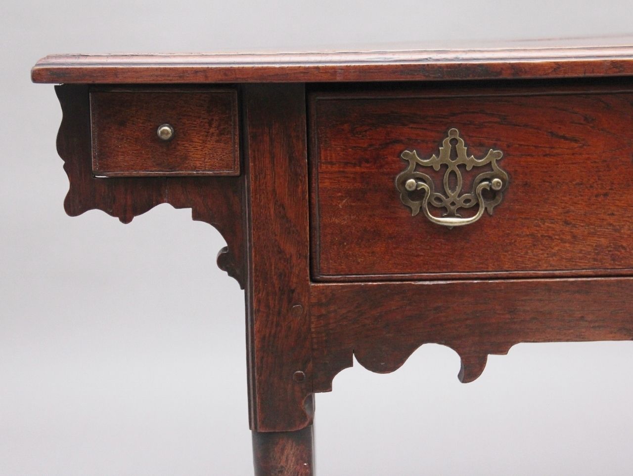 18th Century Oak Side Table, 1700s photo furniture