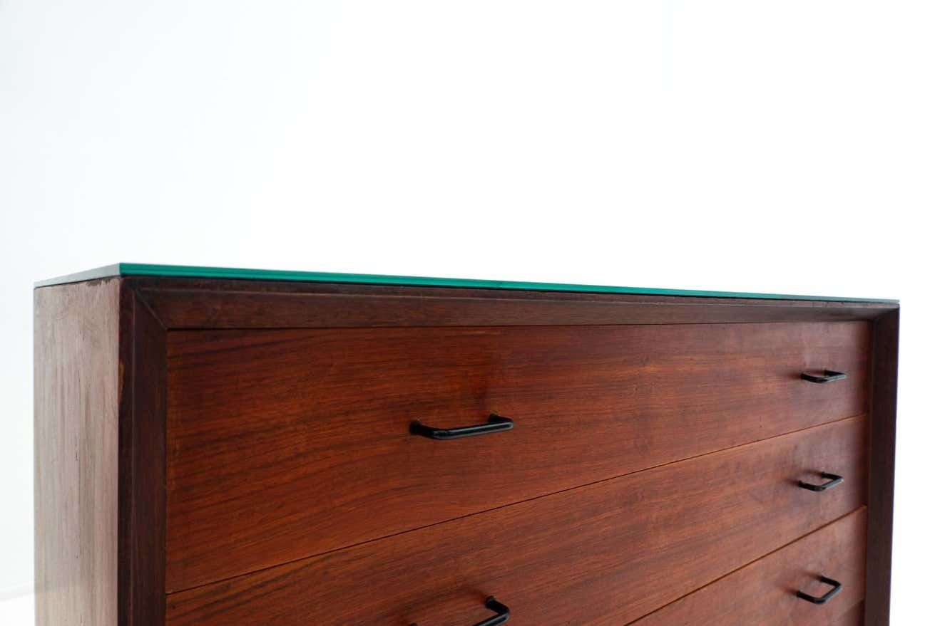 Mid Century Modern Wooden Chest Of Drawers, Italy, 1960s photo vinterior