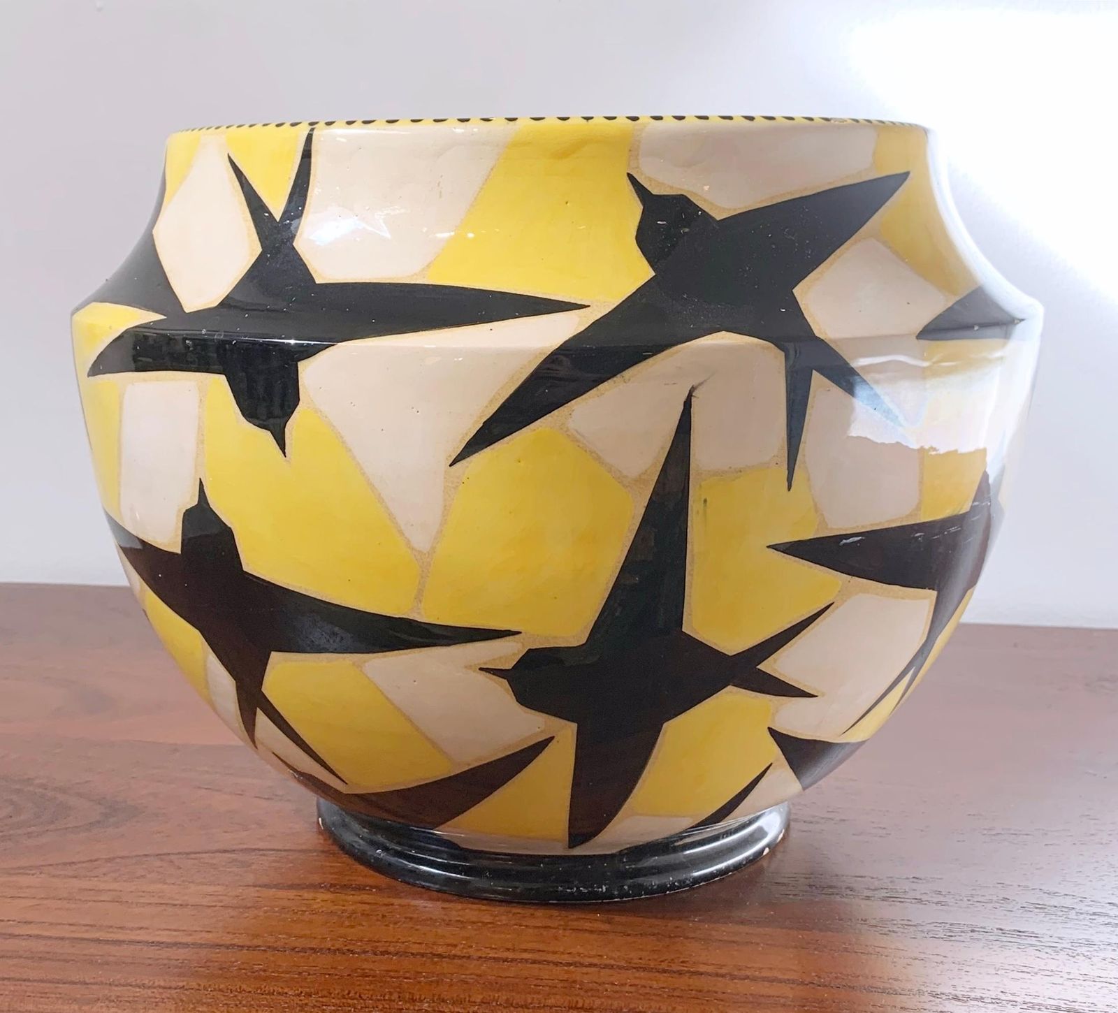 Ceramic Vase Signed By Fenice Albisola For Manlio Trucco   Italy 1930 photo for sale