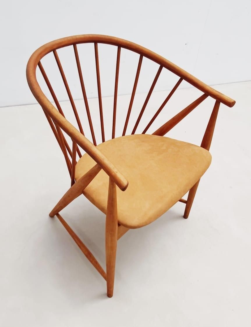 Armchair Model "Sun Feather" By Sonna Rosen For Nassjo Stolfabrik Of Sweden photo buy