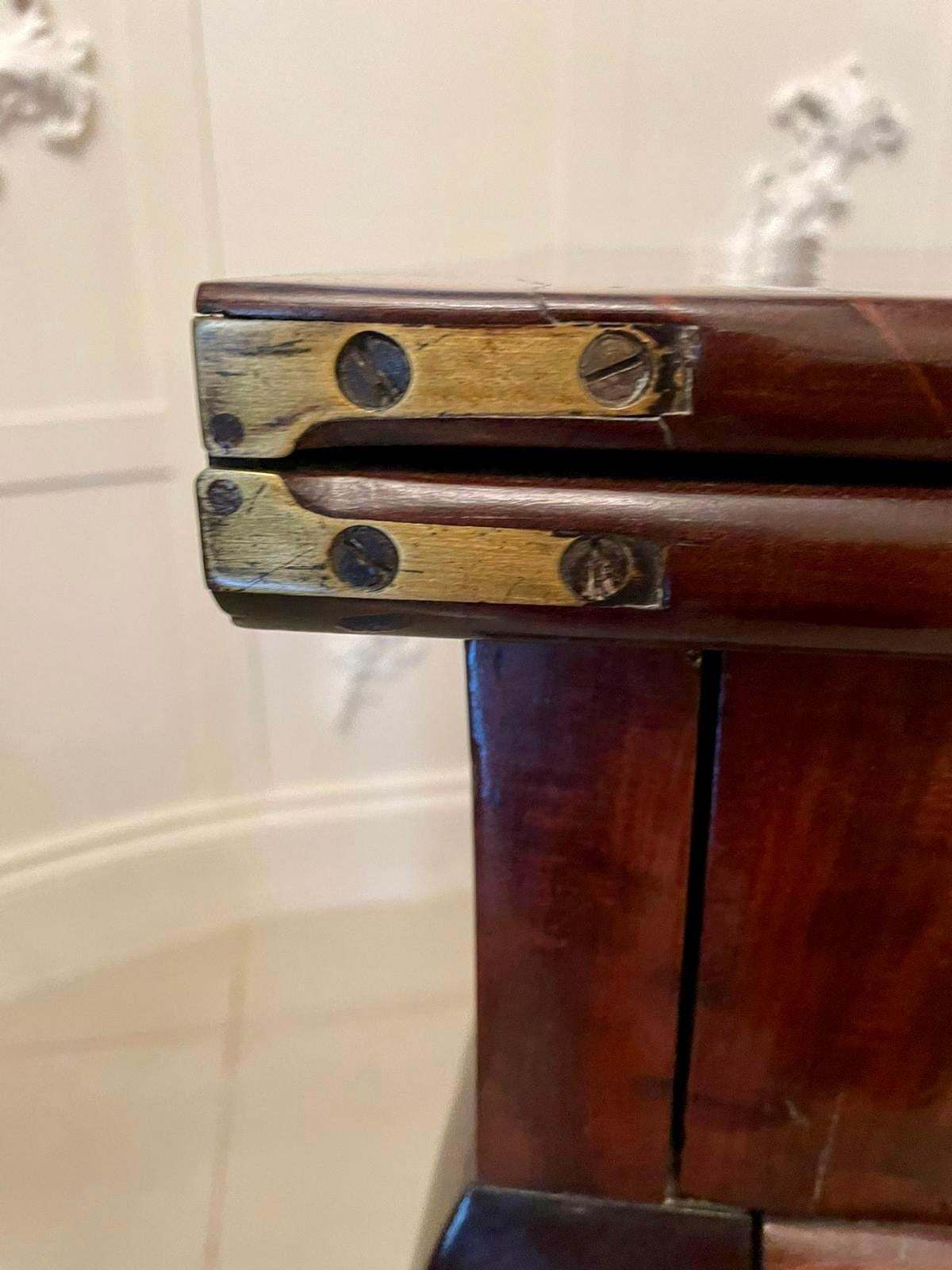 Antique George III 18th Century Chippendale Quality Carved Mahogany Card Table photo buy