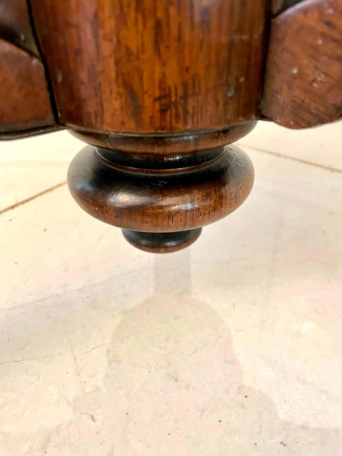 Antique Victorian Quality Rosewood Revolving Piano Stool photo vintage
