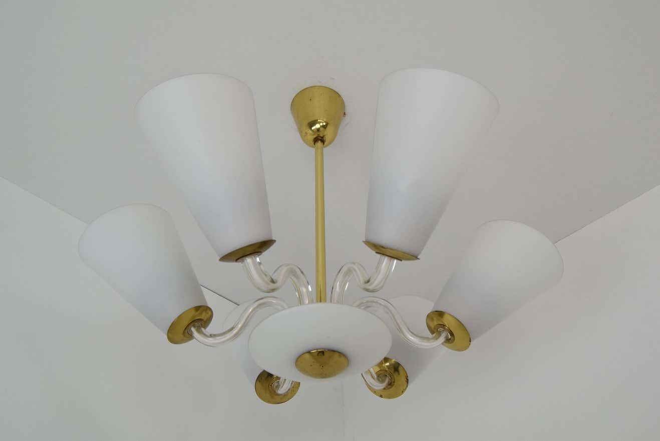 photo buy Mid Century Chandelier/Kamenicky Senov,1960's.