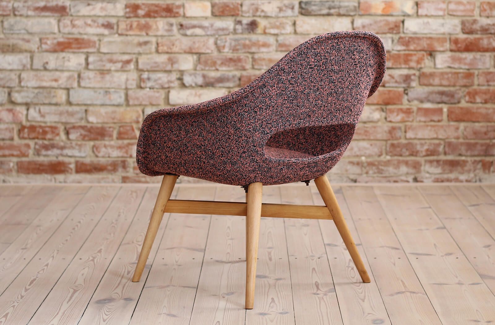 Set Of 2 Lounge Chairs Designed By Miroslav Navrátil, 1950s, Czech Republic photo vintage