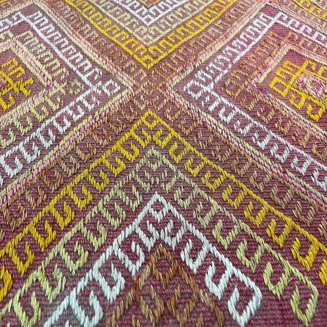 Traditional Turkish Mini Kilim Rug ,Vintage Anatolian Turkish Kelim 96 X 47 Cm photo vintage