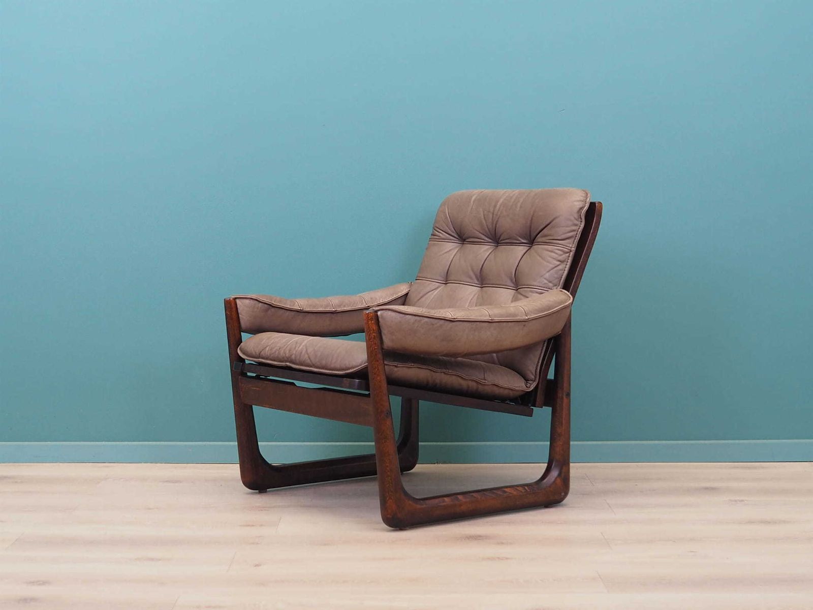 Leren Fauteuil, Deens Design, Jaren 1960, Geproduceerd Door Genega Møbler photo furniture