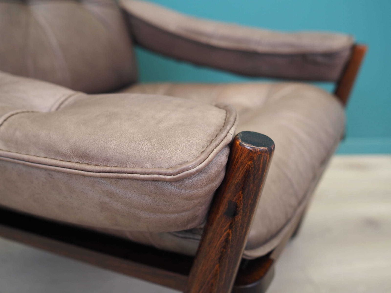 photo furniture Leather Armchair, Danish Design, 1960s, Manufactured By Genega Møbler