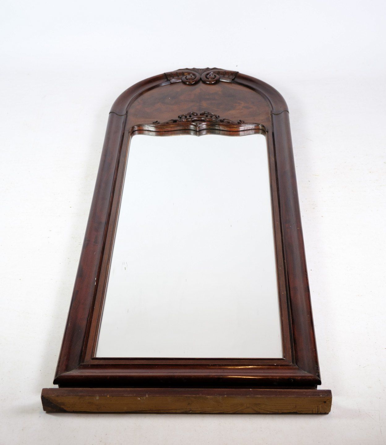 Antique Christian VIII Mirror In Mahogany From 1860s. photo furniture
