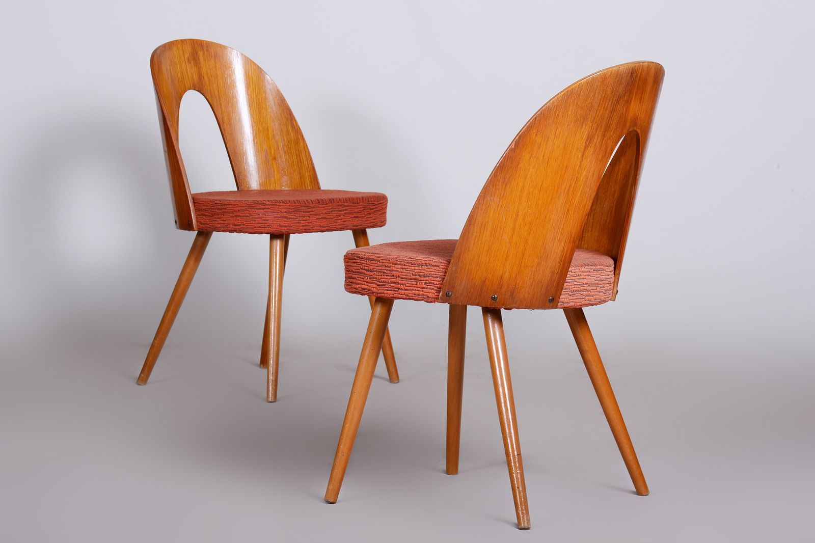 Pair Of Mid Century Chairs Made In 1950s Czechia, Designed By Antonín šuman photo buy