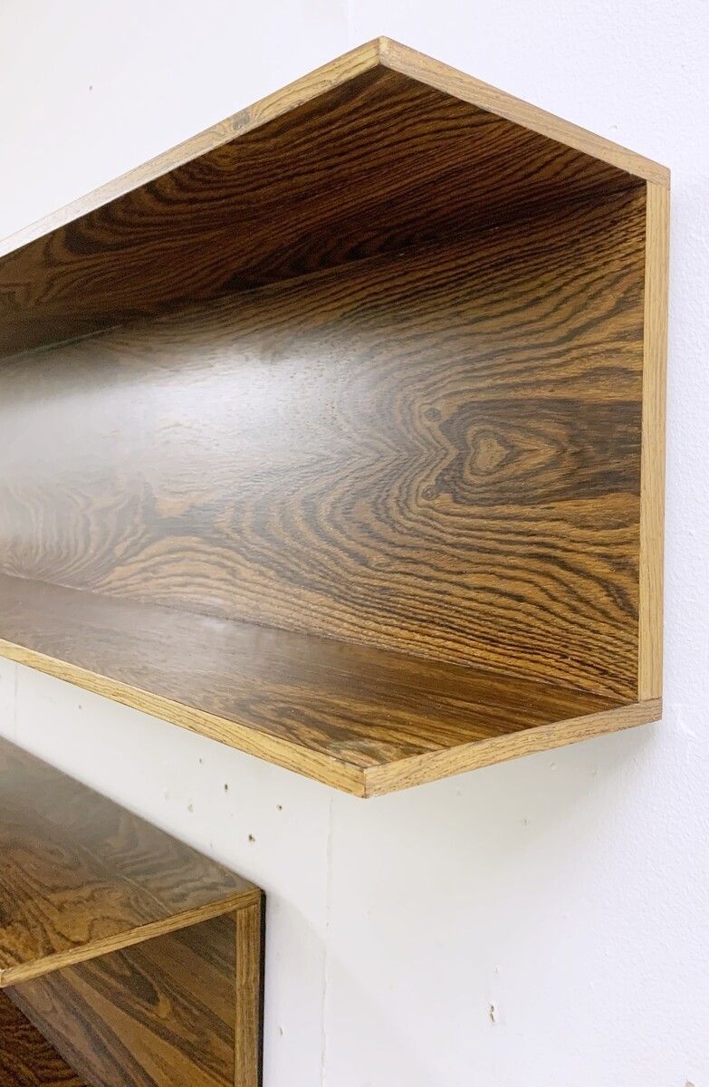photo for sale Set Of 4 Mid Century Wooden Shelves