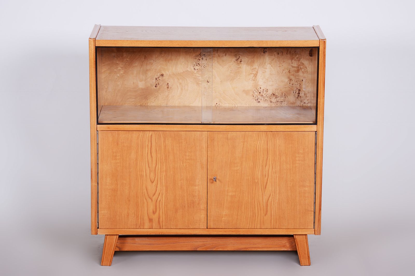 Mid Century Modern Cabinet Made In 1940s Czechia. Original Condition photo for sale
