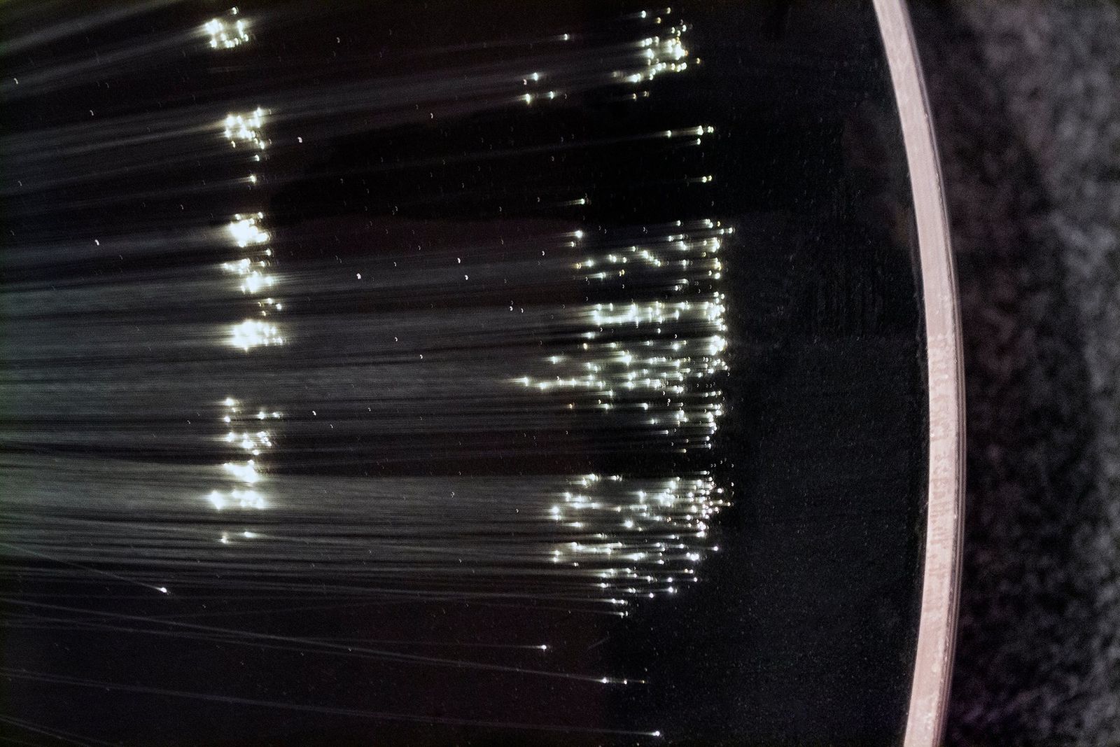 Italian Fiber Optic Floor Lamp, 1970s photo for sale
