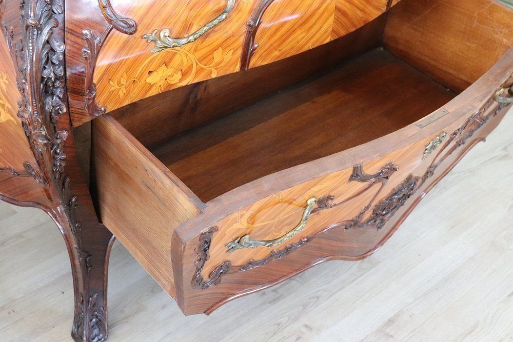 Vintage Chest Of Drawers With Inlay Walnut, 1930s photo for sale