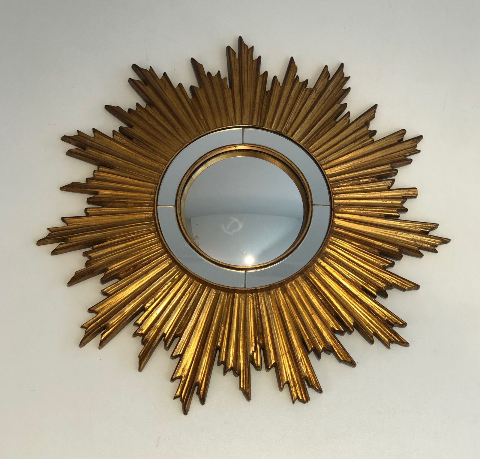 photo buy Golden Resin Sun Mirror, 1970s
