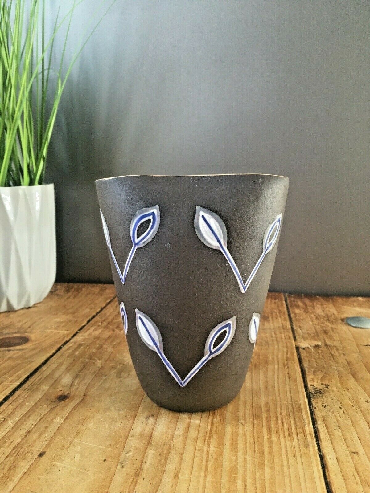 Mid Century 50's Francine Timmers Zenith Gouda Arto Abstract Art Pottery Vase photo Home Decor