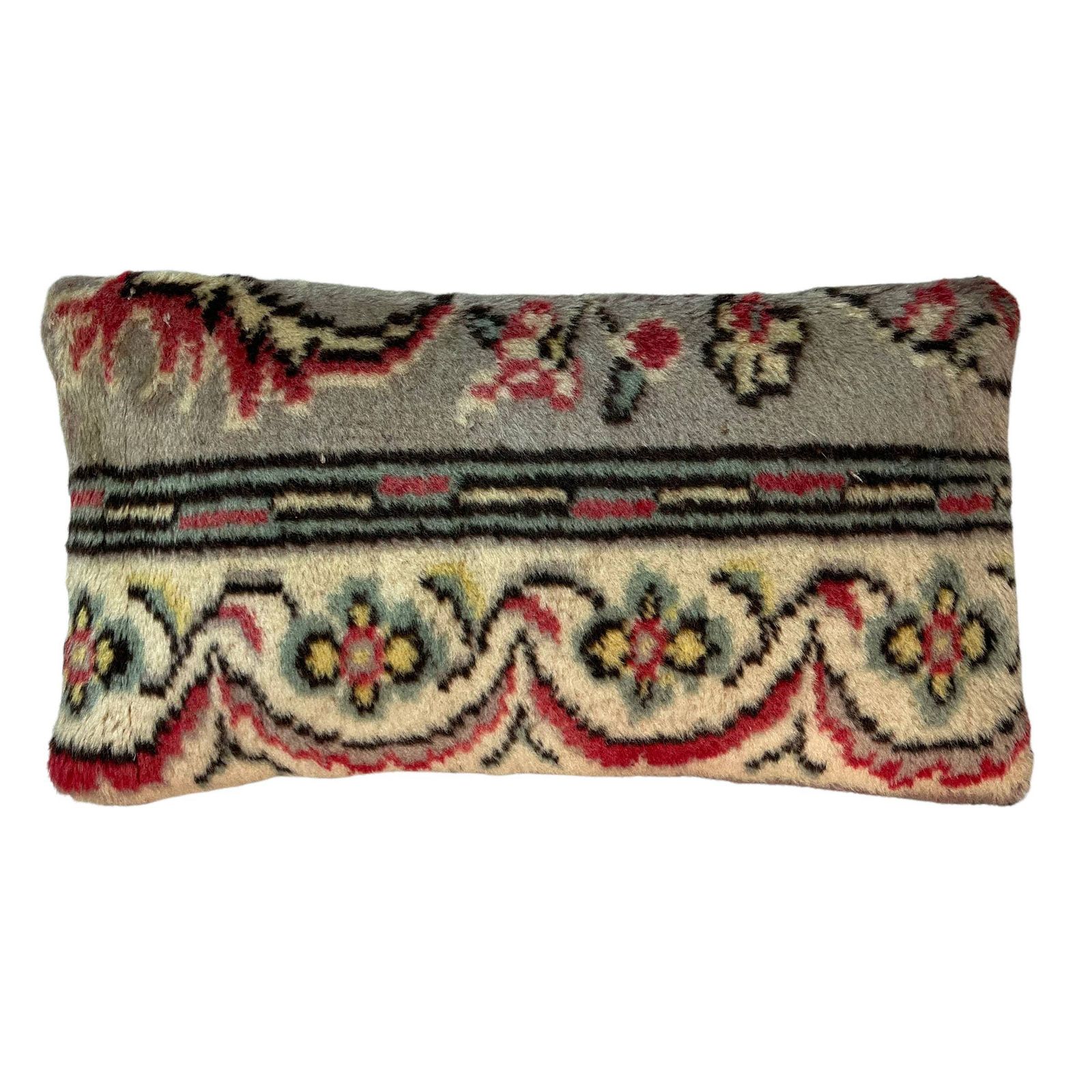 Vintage Hand Made Rug Cushion Cover,  Decorative Rug Pillow Cover, Large Vintage Turkish Rug Cushion Cover photo buy