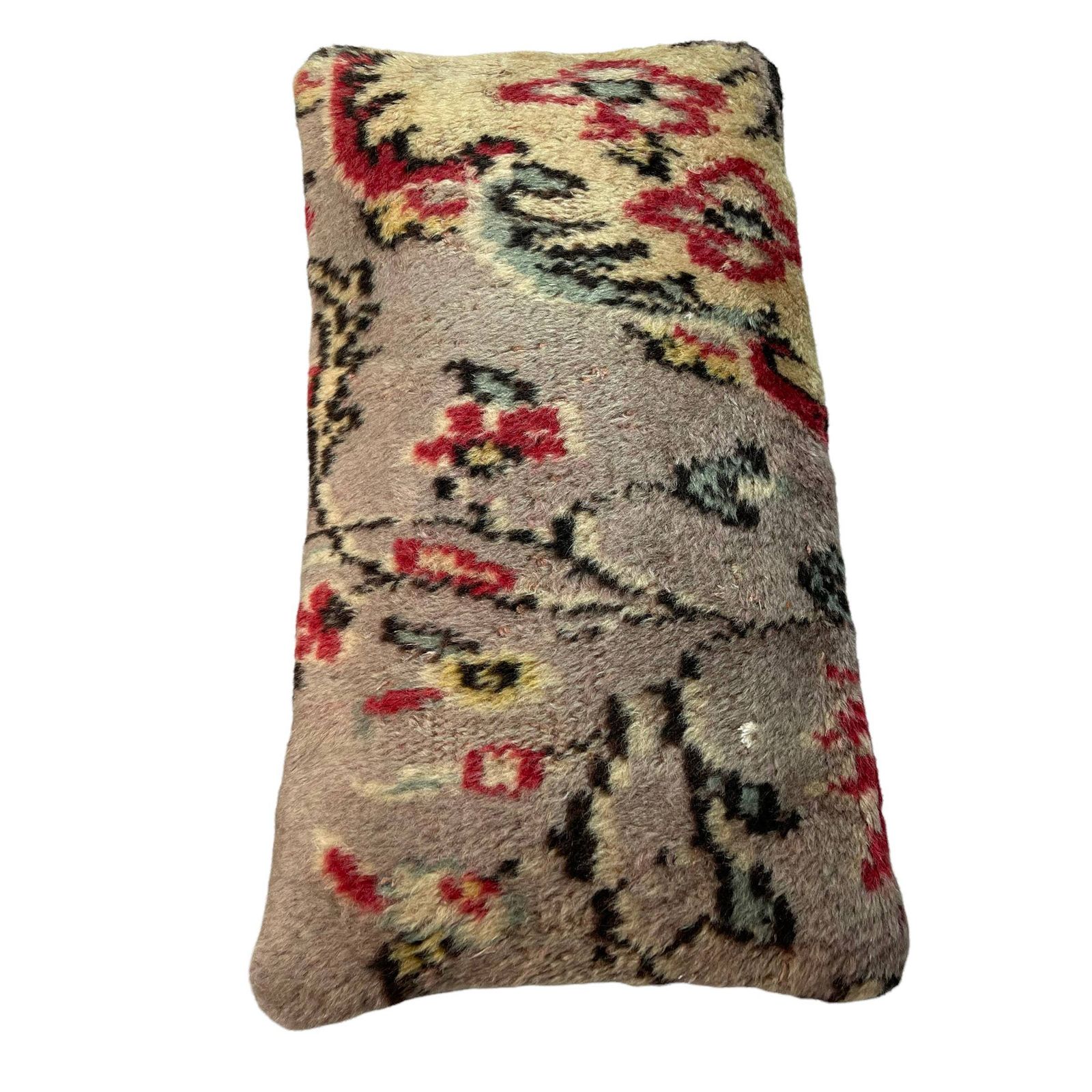 Vintage Hand Made Rug Cushion Cover, Decorative Rug Pillow Cover, Large Vintage Turkish Rug Cushion Cover photo Textiles